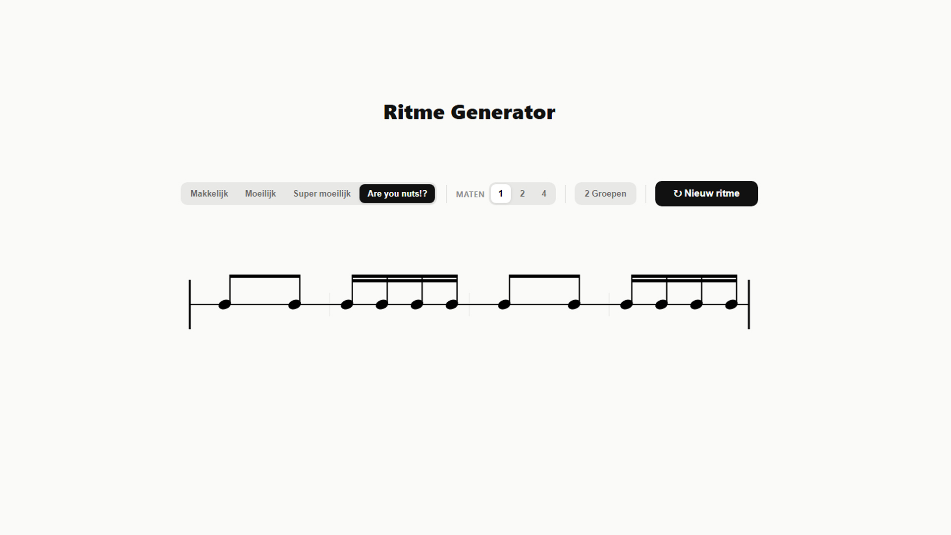 Vorm Ritme Muziek met meester Luis